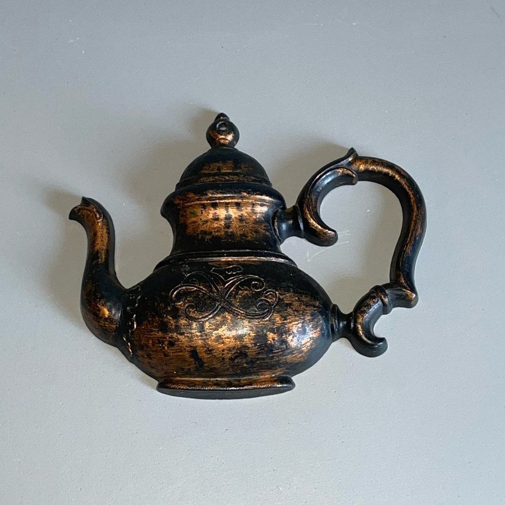 Vintage Dart Industries Teapot Coffee Pot Copper Colour Wall Decoration